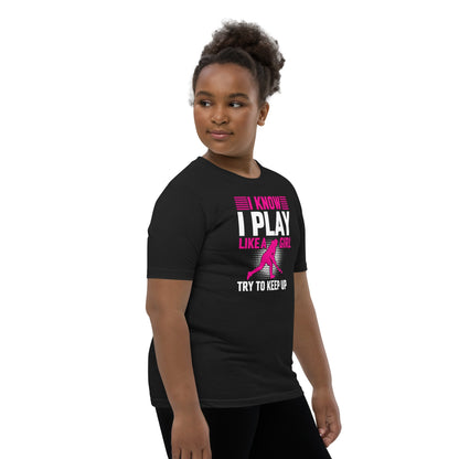 Play Like a Girl Youth Field Hockey T-Shirt - The Sandy Merchant